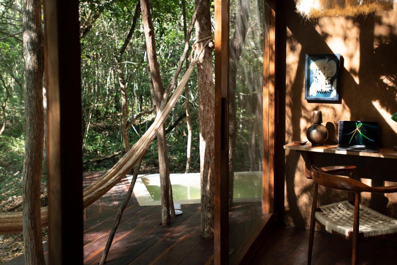 Ojo De Arbol, Boutique Cabin In The Real Jungle Тулум Екстериор снимка