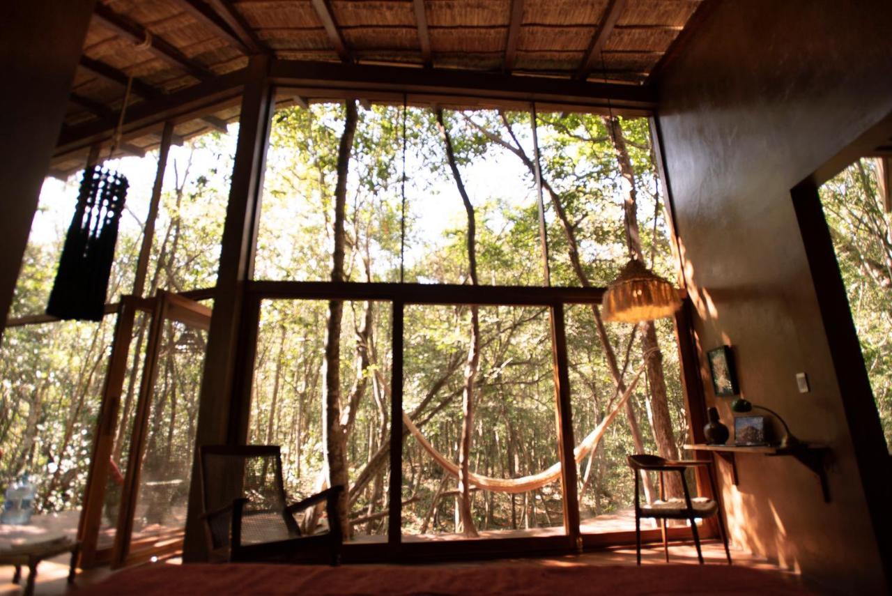 Ojo De Arbol, Boutique Cabin In The Real Jungle Тулум Екстериор снимка