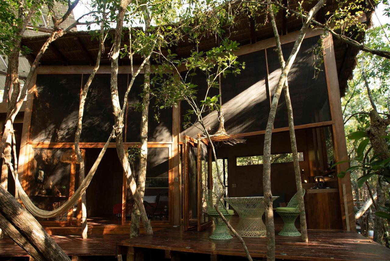 Ojo De Arbol, Boutique Cabin In The Real Jungle Тулум Екстериор снимка