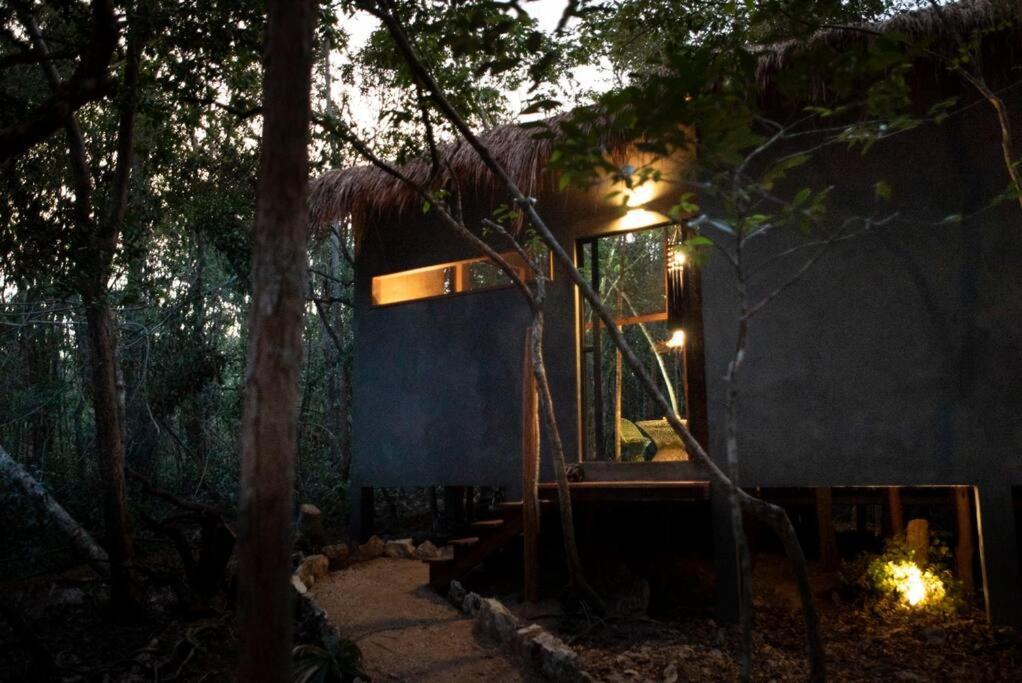 Ojo De Arbol, Boutique Cabin In The Real Jungle Тулум Екстериор снимка